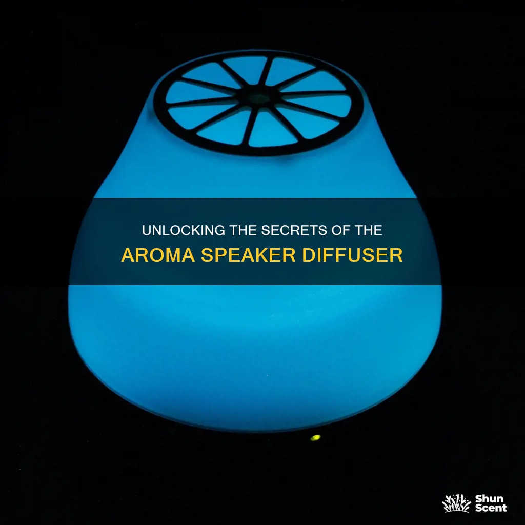 how to remove top of aroma speaker diffuser by rimports