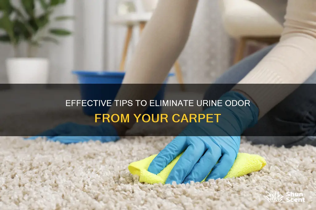 how to remove urine scent from carpet