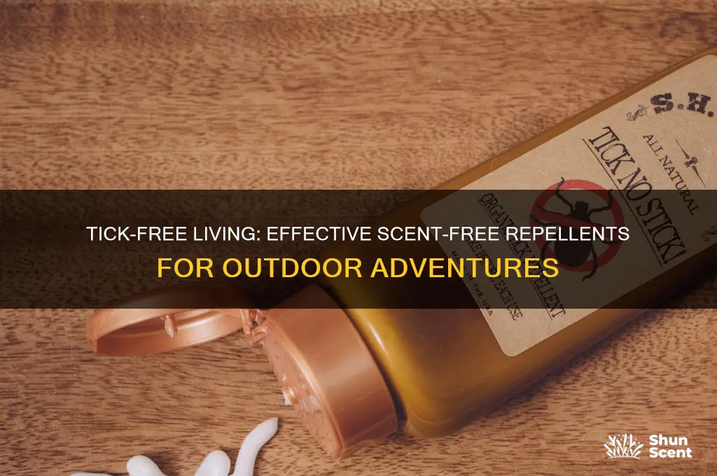 how to repel ticks without scent