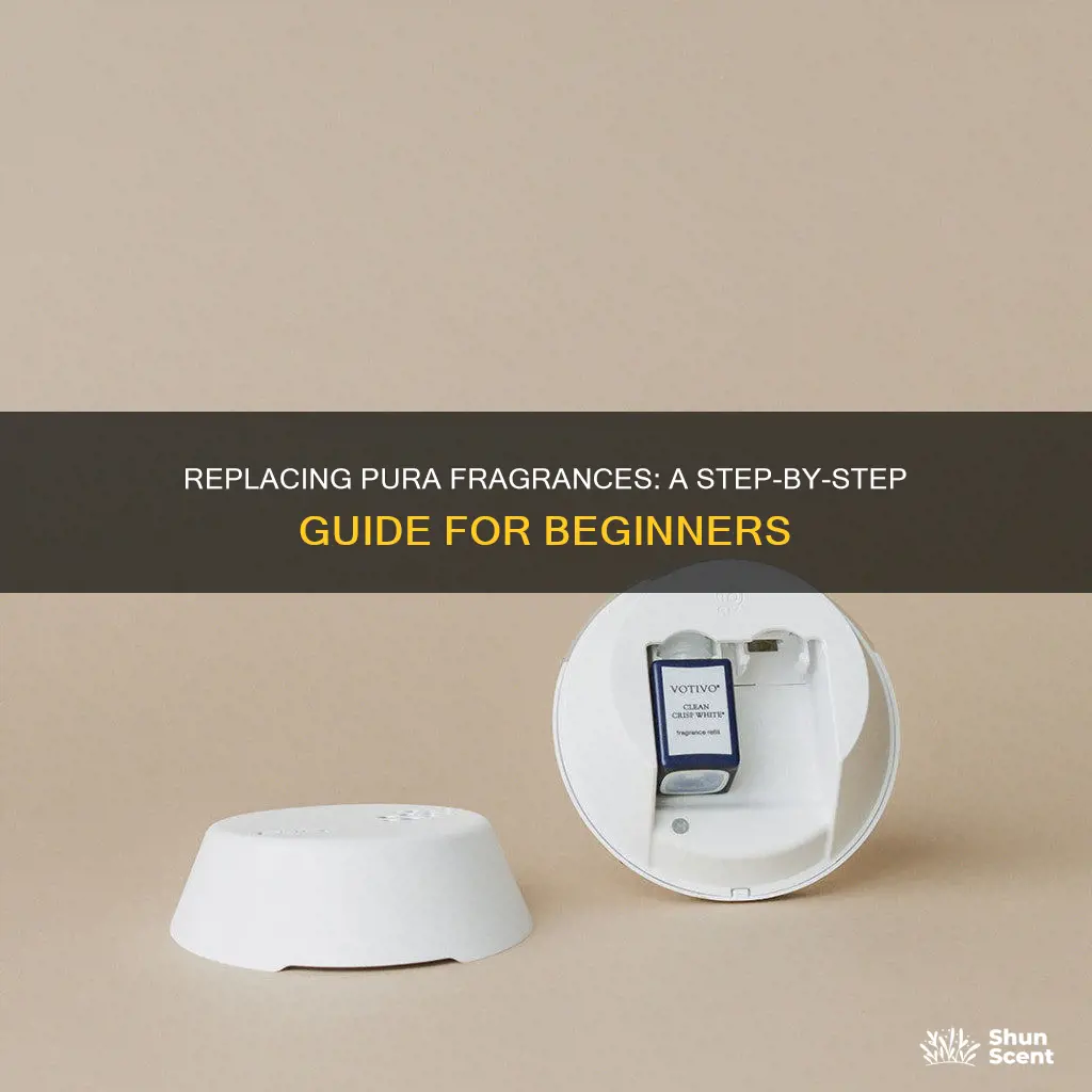 how to replace pura fragrance