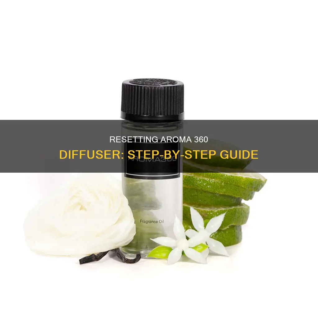 how to reset aroma 360 diffuser