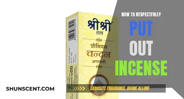 Extinguishing Incense Sticks: A Respectful Guide to Proper Etiquette