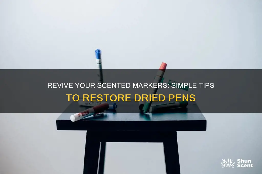 how to restore dried markers with scents