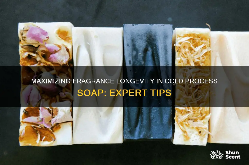 how to retain scent in cold process soap