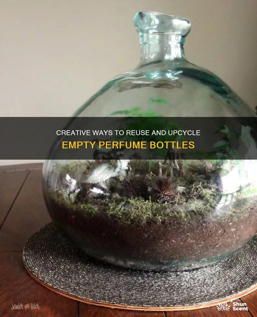 how to reuse glass perfume bottles