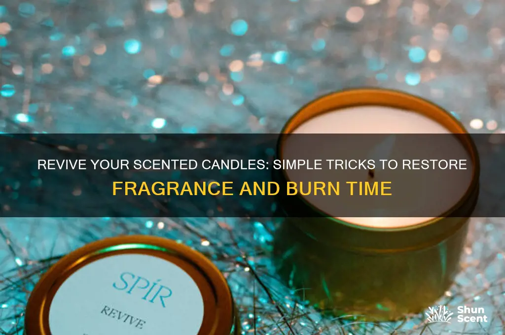 how to revive scented candles