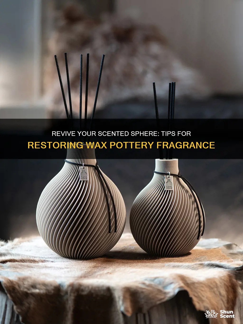 how to revive the fragrance of my wax pottery sphere