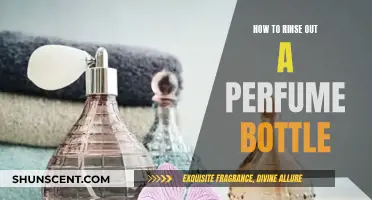 The Art of Rinsing Out Perfume Bottles