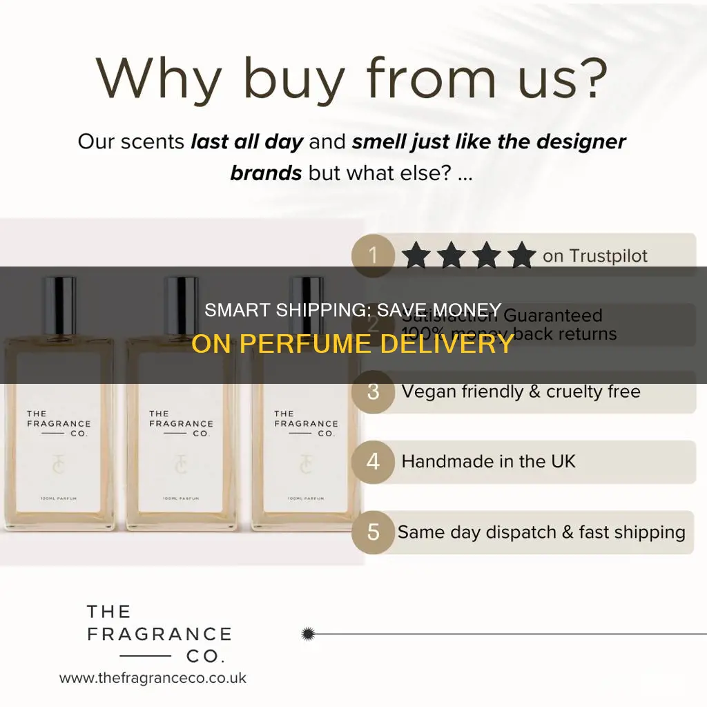 how to save money on shipping perfume