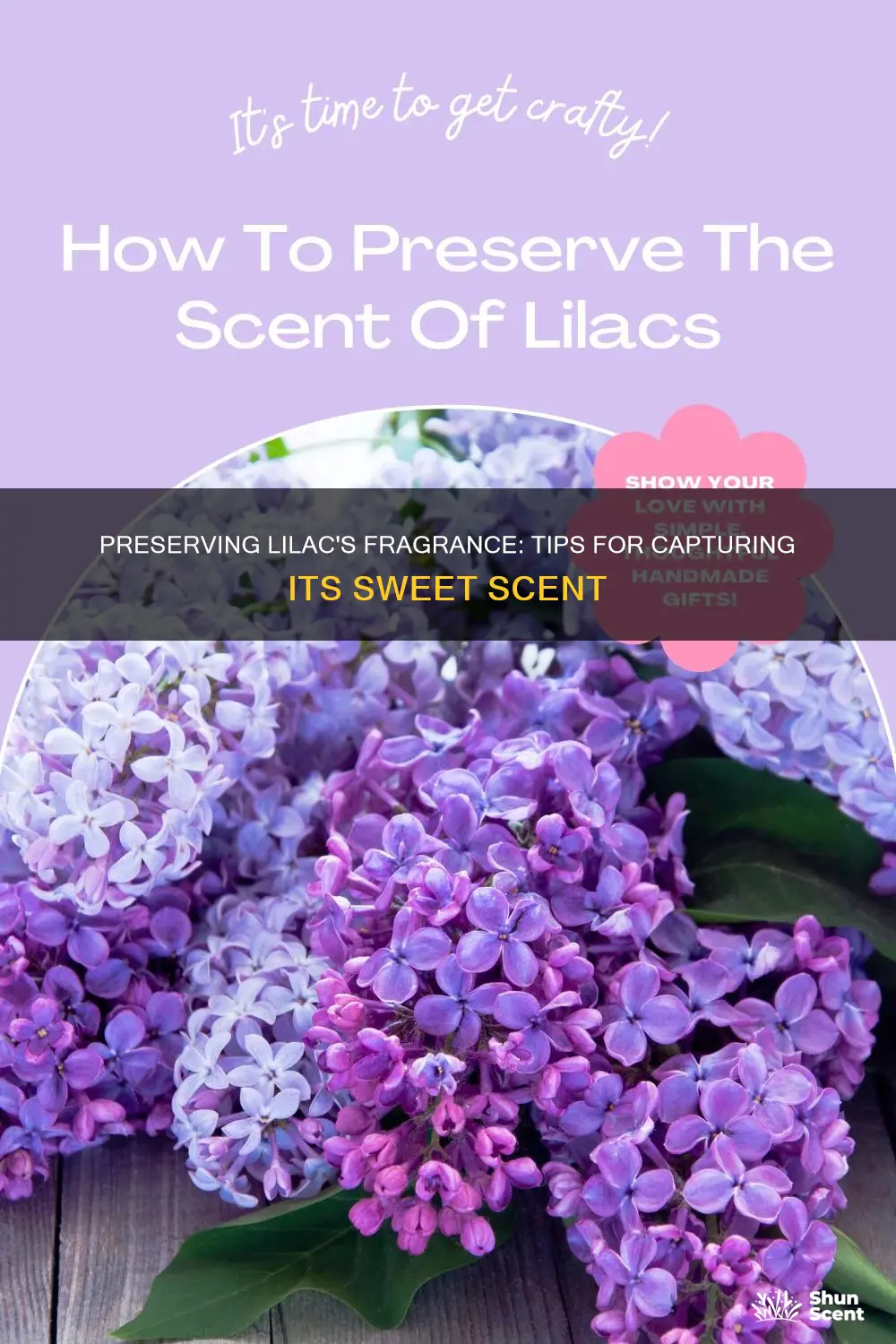 how to save the fragrance of a lilac
