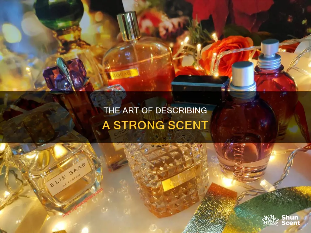 how to say a lot of perfume