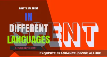 Exploring the Word for Scent: A Multilingual Journey Through Languages
