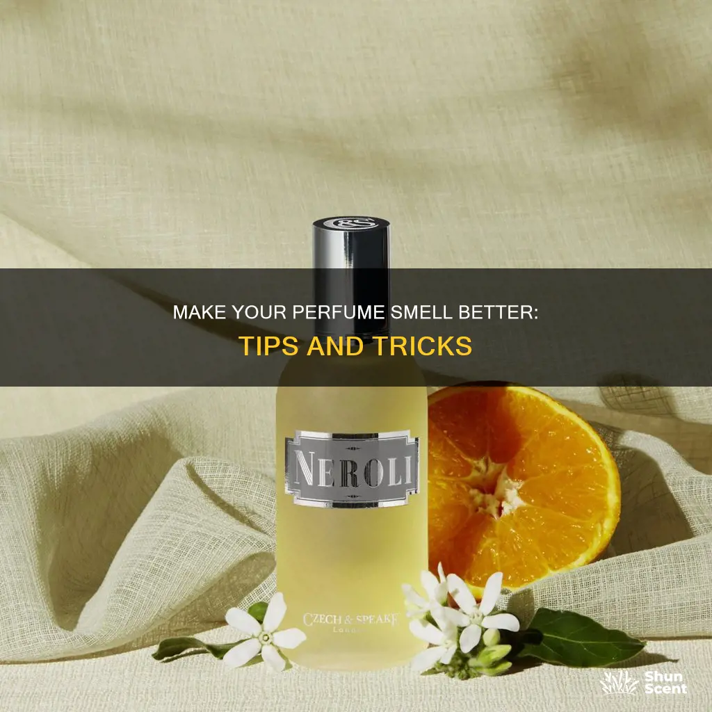 how to say your perfume smells good
