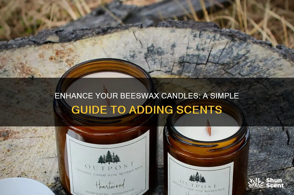 how to scent a beeswax candle