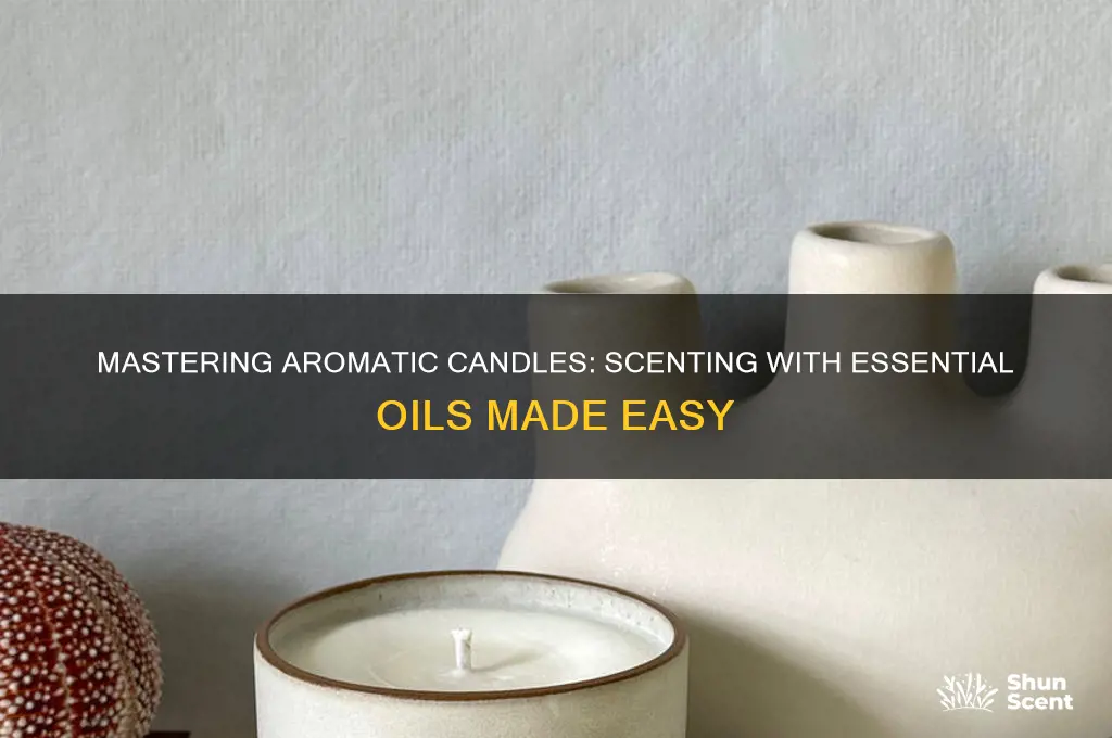 how to scent a candle with essential oil