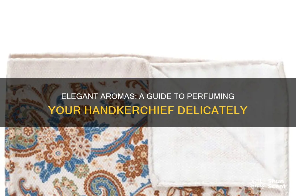 how to scent a handkerchief