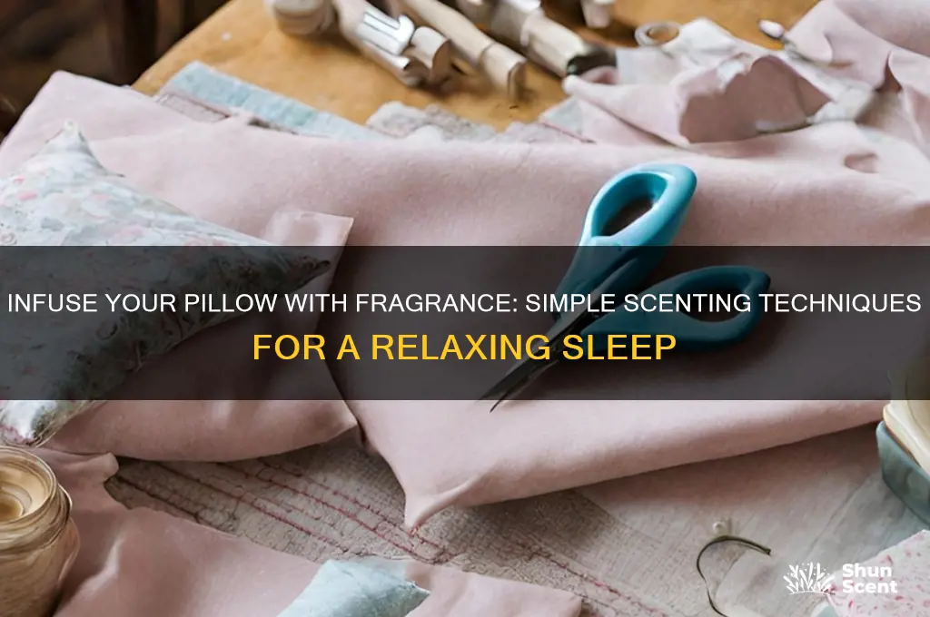 how to scent a pillow