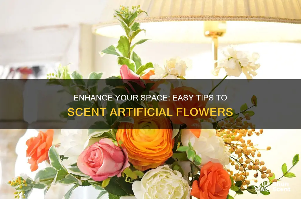 how to scent artificial flowers