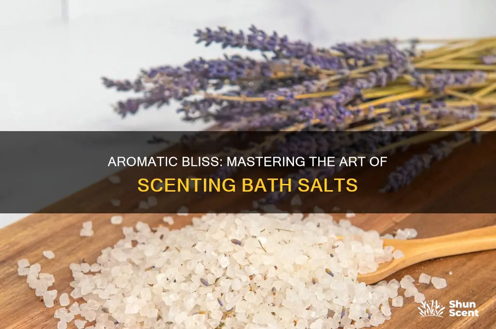 how to scent bath salts