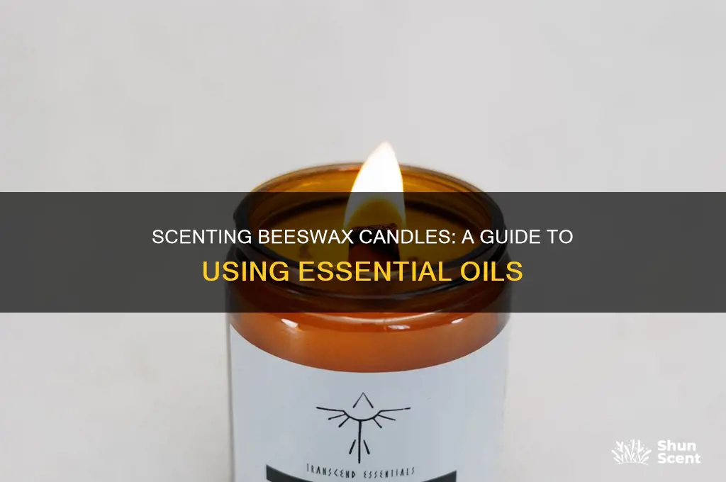how to scent beeswax candles with essential oils