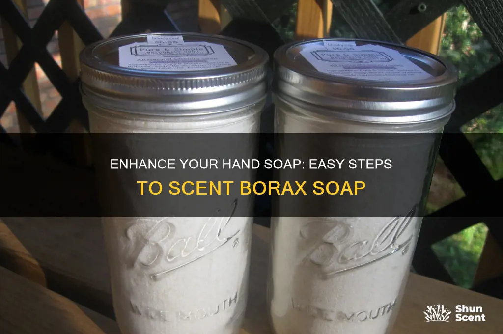 how to scent borax hand soap