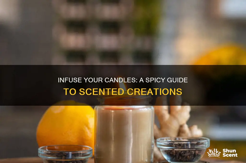 how to scent candles with spices