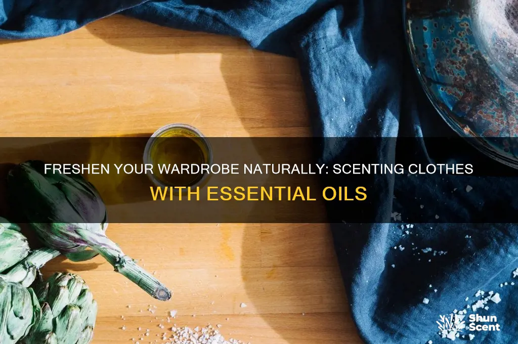 how to scent clothes with essential oils
