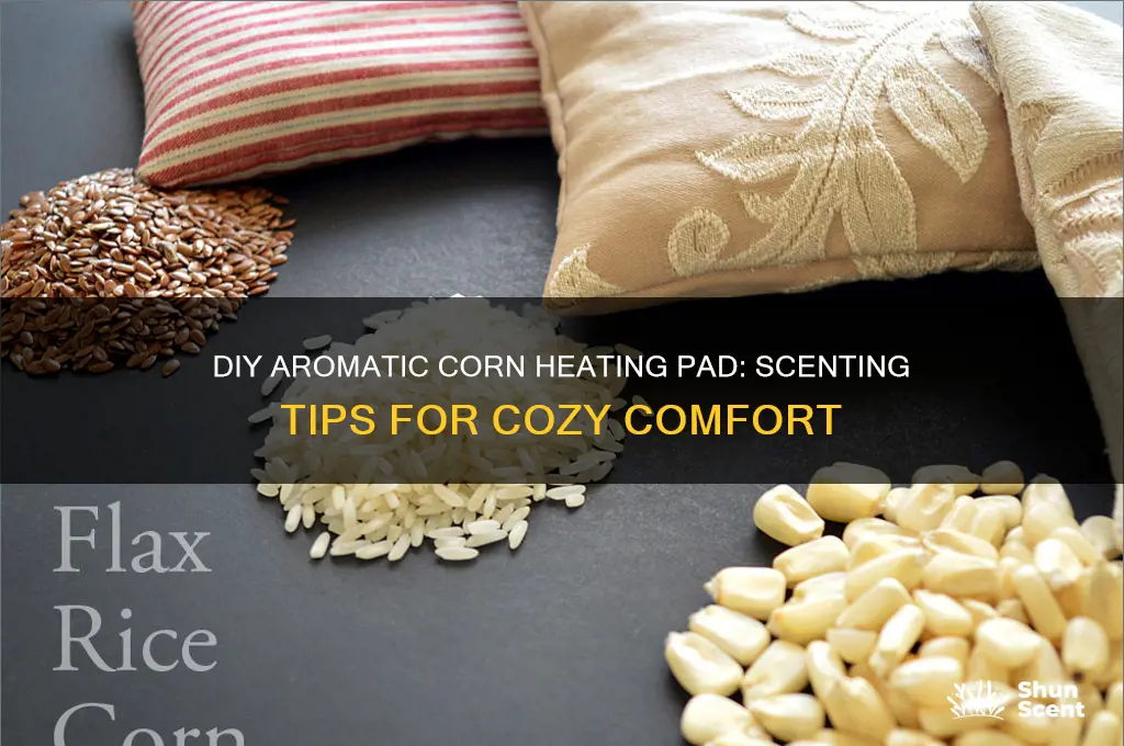how to scent corn for a heating pad
