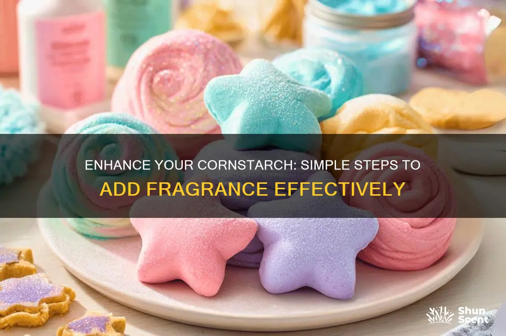 how to scent cornstarch