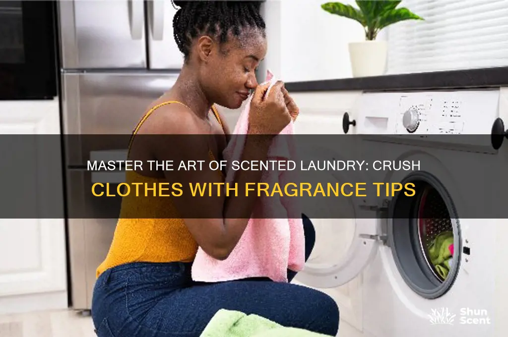 how to scent crush clothes