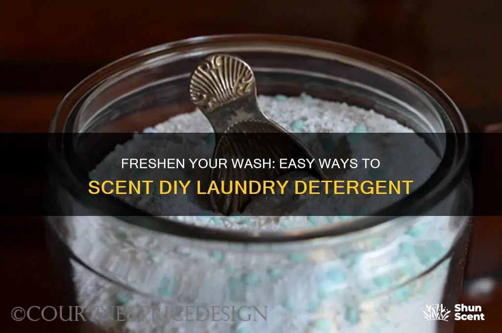 how to scent diy laundry detergent