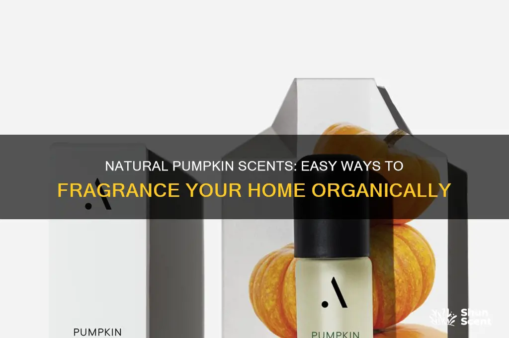 how to scent home with pumpkin naturally