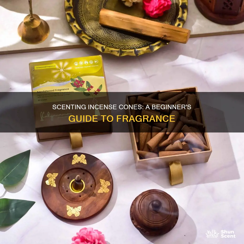 how to scent incense cones