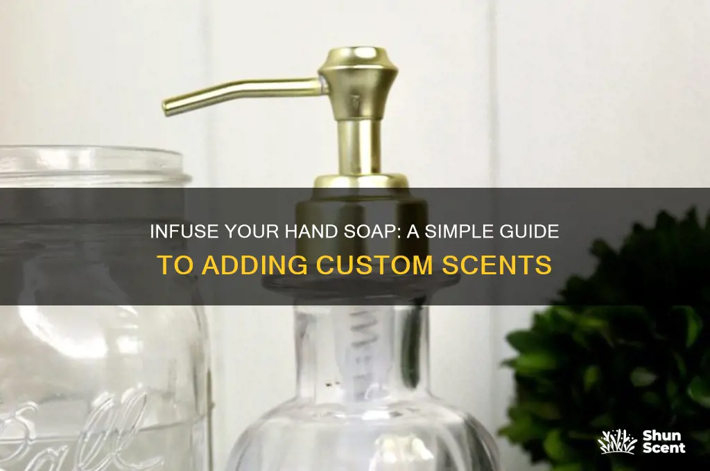 how to scent liquid hand soap