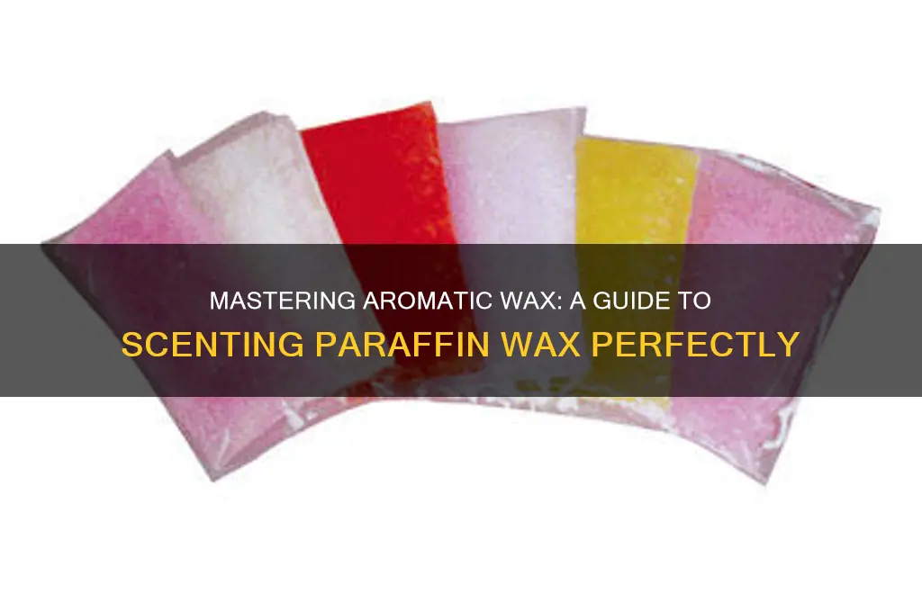how to scent paraffin wax