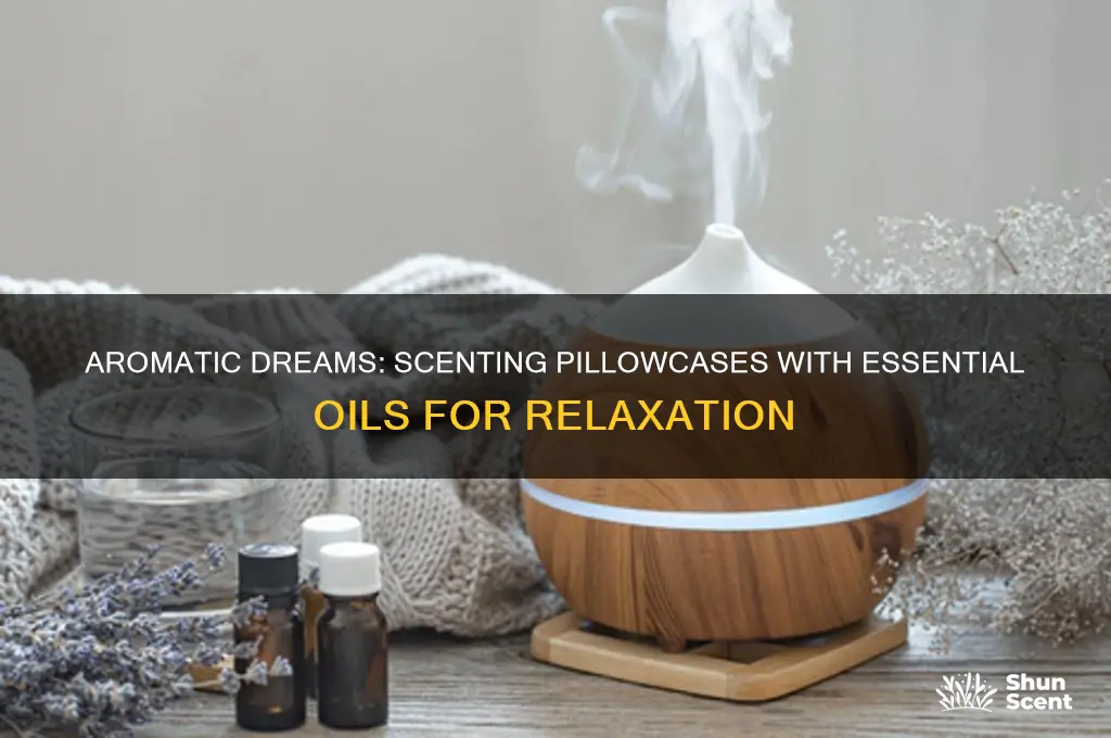 how to scent pillow case with eo
