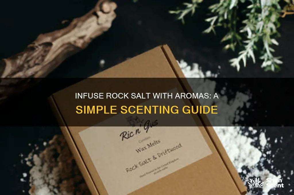 how to scent rock salt