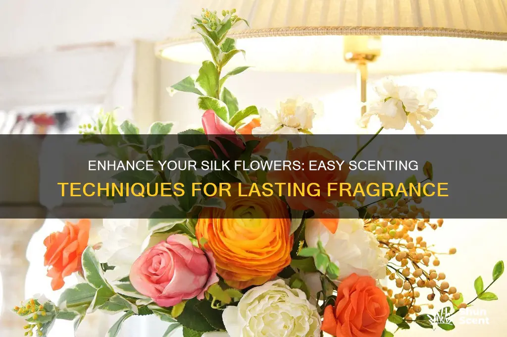 how to scent silk flowers
