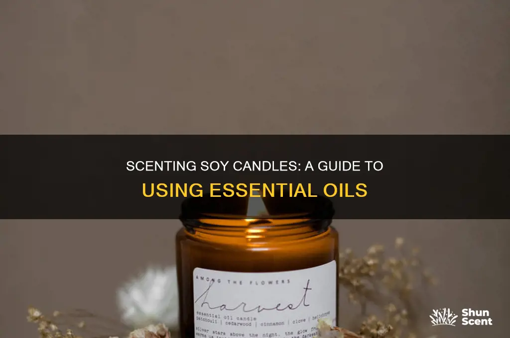 how to scent soy candles with essential oils