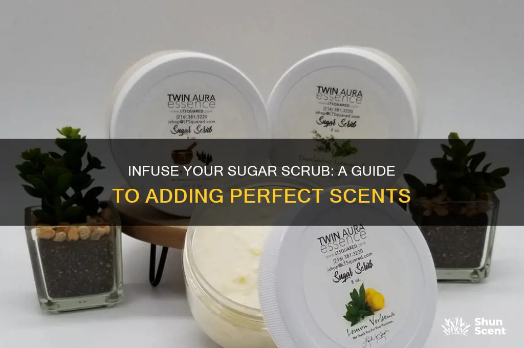 how to scent sugar scrub