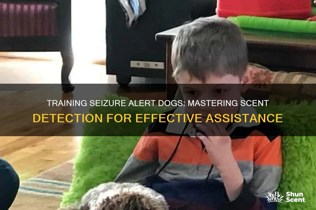 how to scent train for seizure alert dogs
