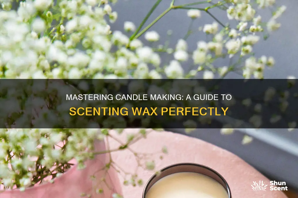 how to scent wax for candles