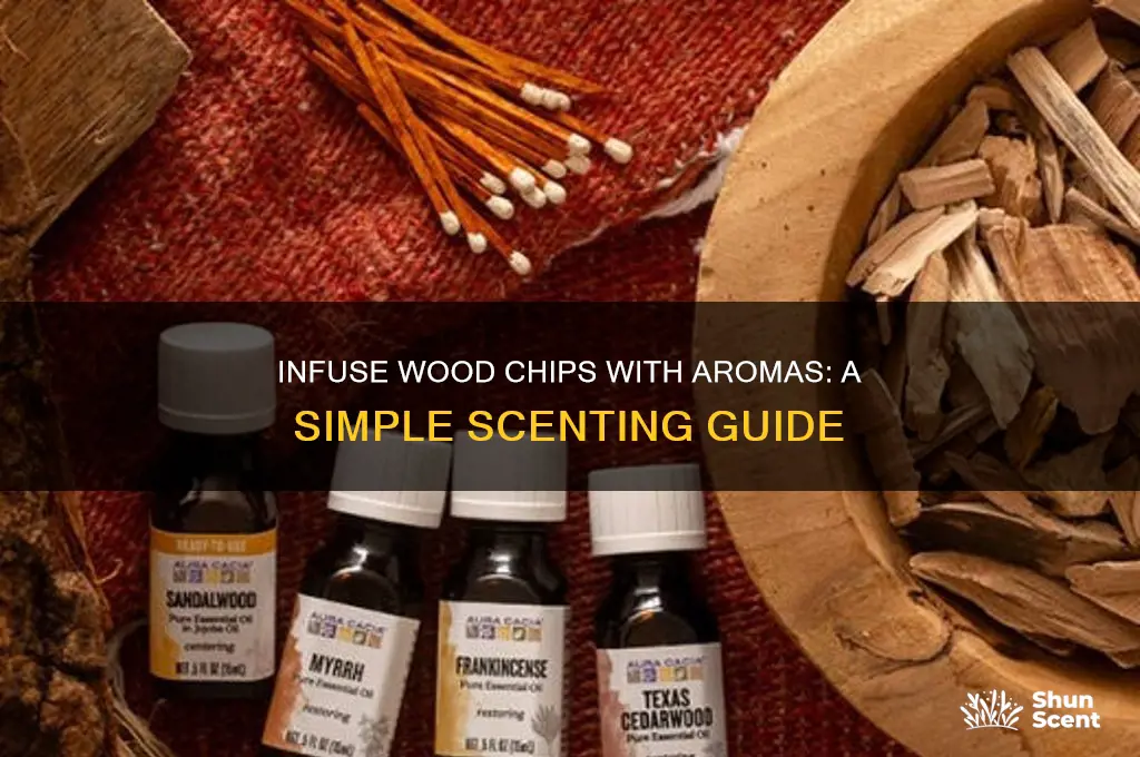 how to scent wood chips