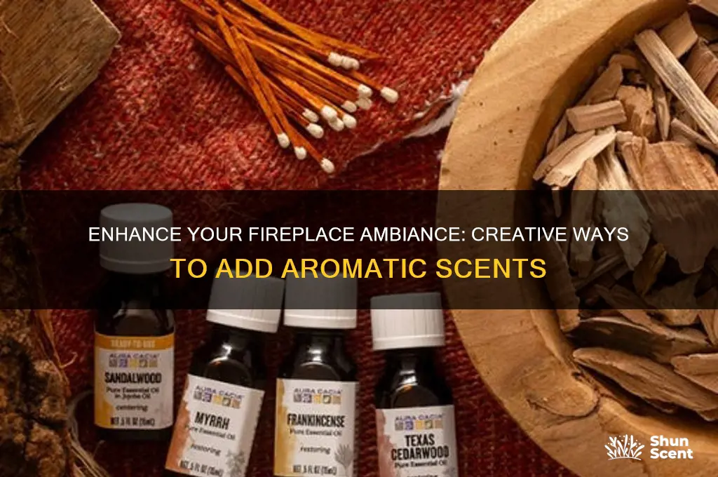 how to scent your fireplace