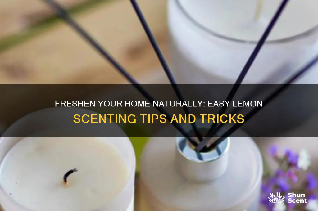 how to scent your house using lemons