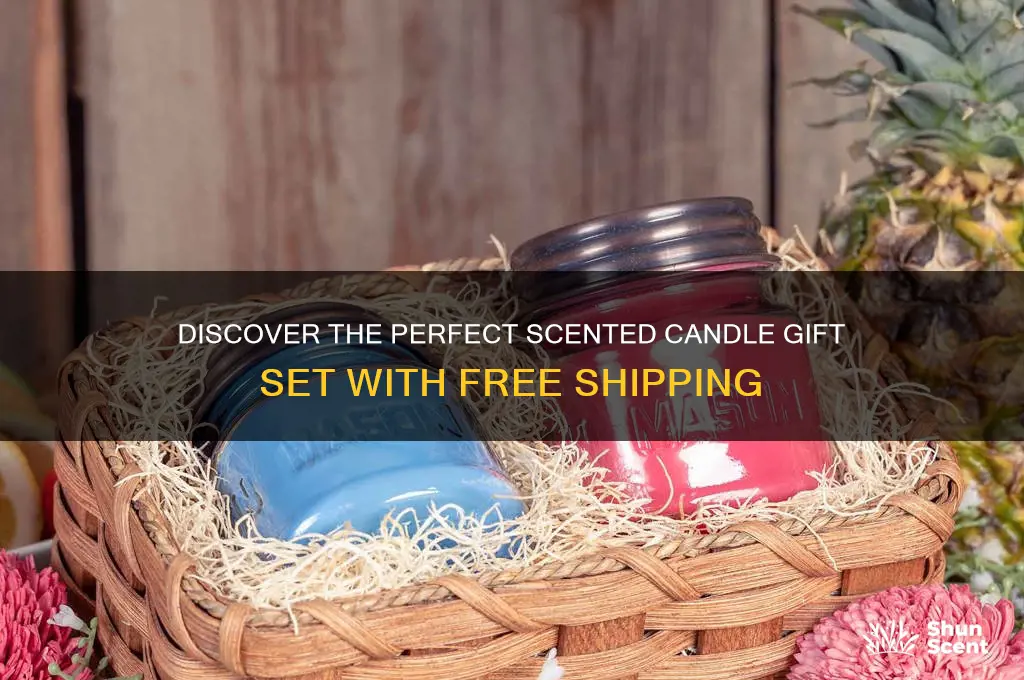 how to scented candle gift set free shipping