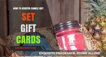 Perfect Scented Candle Gift Set Pairing with Gift Cards: A Guide
