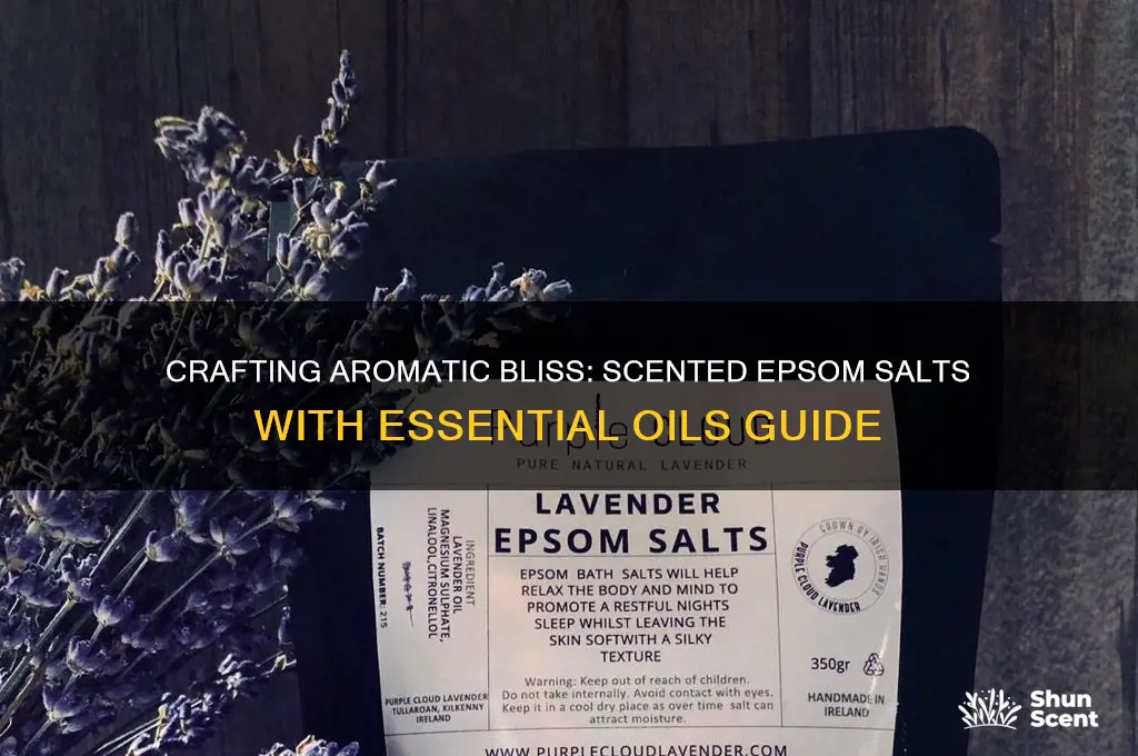 how to scented epsom salts with essential oils