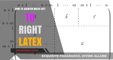 Mastering Left-to-Right Math Alignment in LaTeX: A Step-by-Step Guide