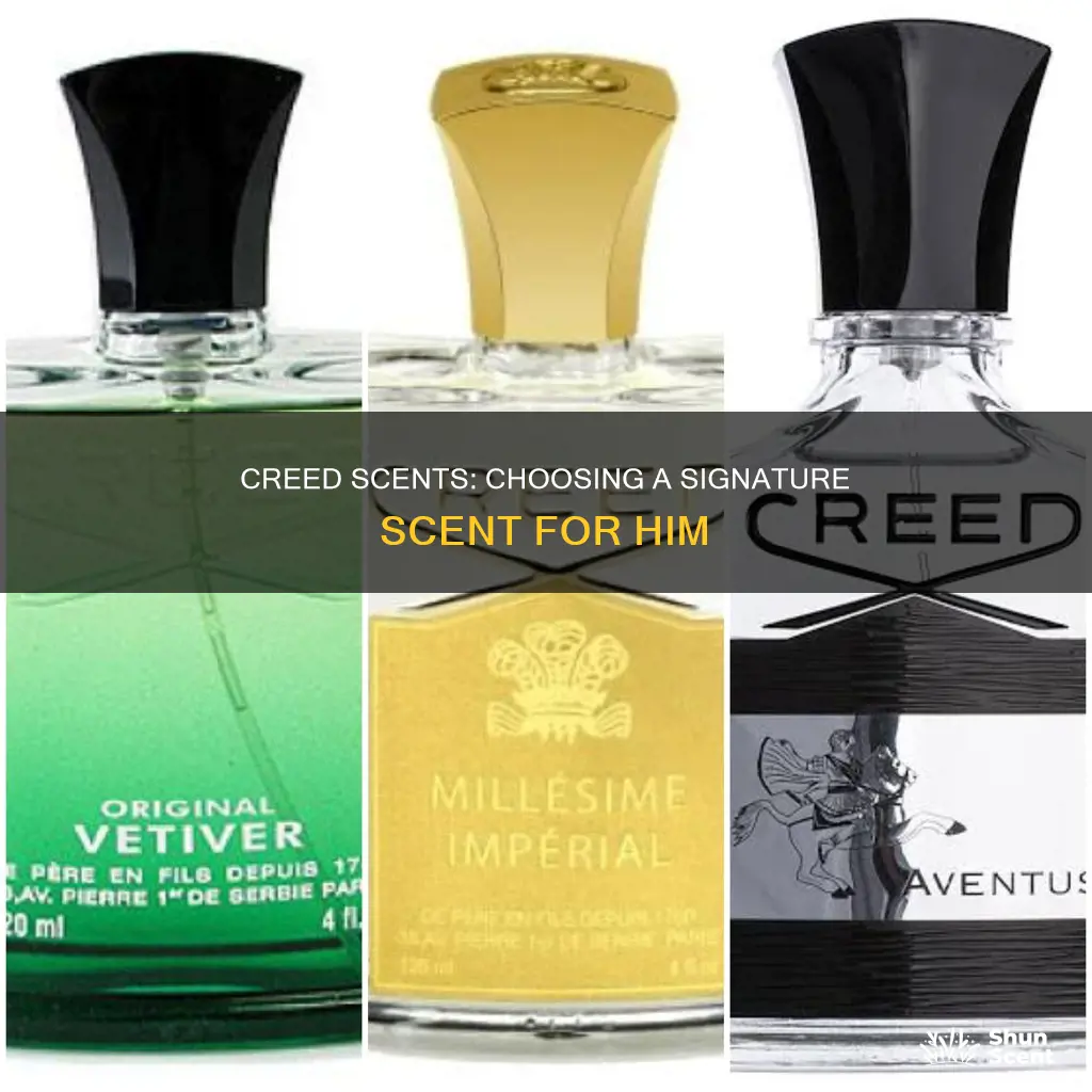 how to select a creed perfume for men